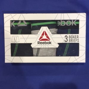3 Size Small Reebok Boxer Briefs Brand New In Box